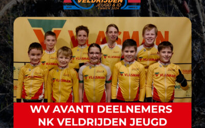 Deelnemers NK Veldrijden jeugd