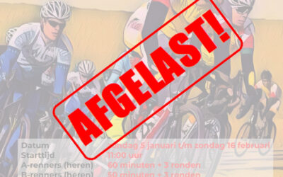Eerste wedstrijd wintercompetitie (05-01) afgelast